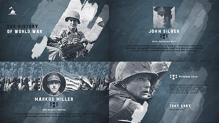 Videohive History Timeline – Documentary Memories Slideshow