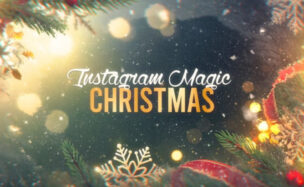 Videohive Magic Christmas – Instagram Slideshow