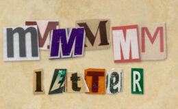 Videohive Ransom Letters - M Letters