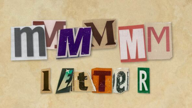 Videohive Ransom Letters – M Letters