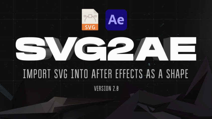Aescripts SVG2AE v2.0 cover preview
