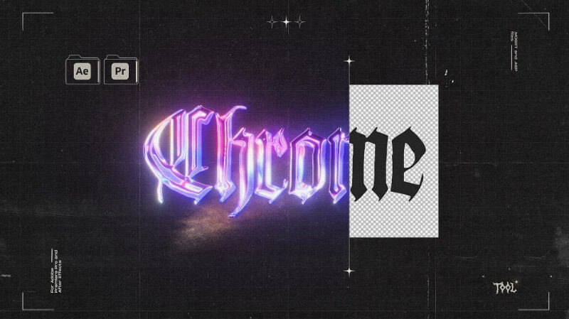 AnimaVFX Chrome Tool for Premiere Pro and After Effects v1.1