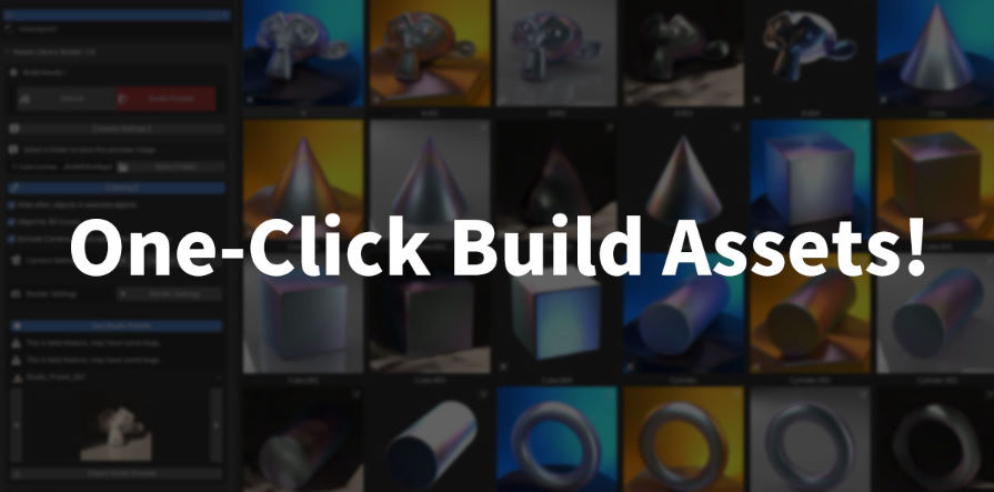 Assets Library Builder V2.1.0 For Blender - INTRO HD