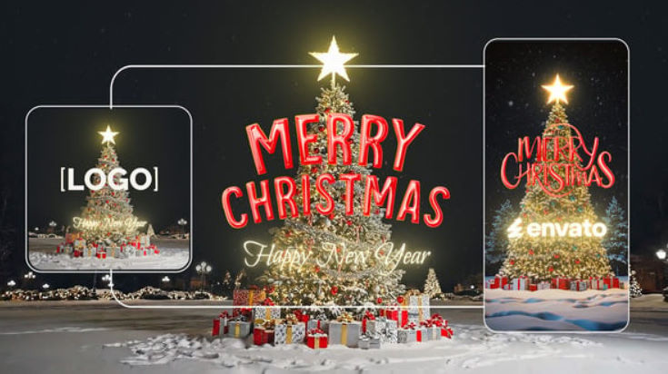 Videohive Christmas Greeting 2026