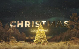 Videohive Christmas Tree Logo Reveal | Cinematic Holiday Intro
