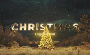 Videohive Christmas Tree Logo Reveal | Cinematic Holiday Intro