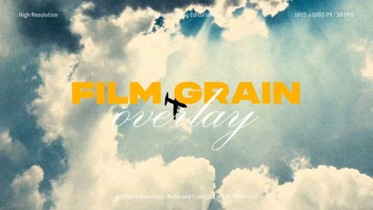 Videohive Film Grain Overlay Pack for After Effects