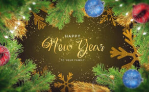 Videohive Golden New Year Wishes For After Effects