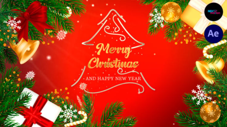Videohive Merry Christmas and Happy New Year Wishes