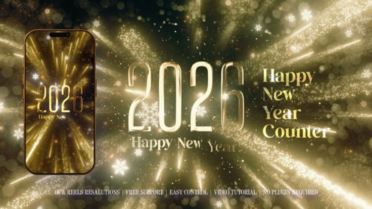 Videohive New Year Countdown 2026