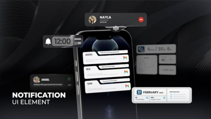Videohive Notification UI Element