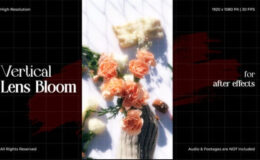 Videohive Vertical Lens Bloom FX Pack for After Effects