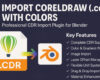 Import Coreldraw Graphics File V1.21 For Blender
