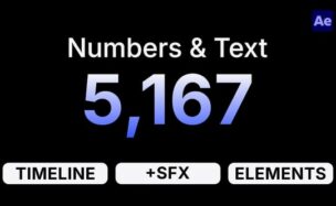 Videohive Number Counter & Text Animation