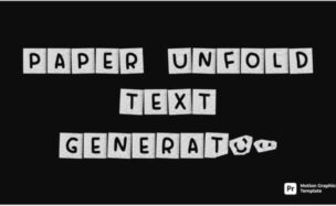 Videohive Paper Cut Text Generator MOGRT
