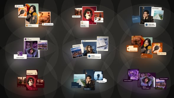 Videohive Floating Name Card