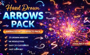Videohive Hand Drawn Arrows Pack | PP