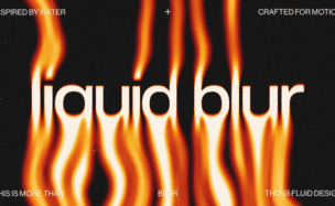Videohive Liquid Blur Typography