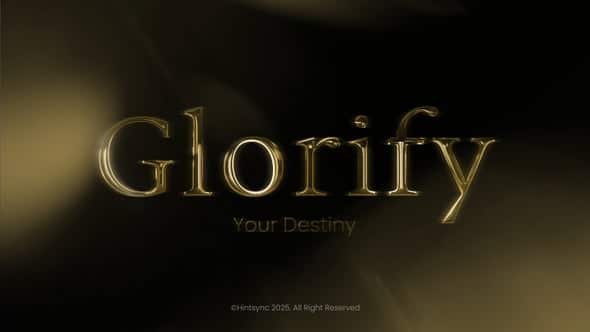 Videohive Luxury Gold Text