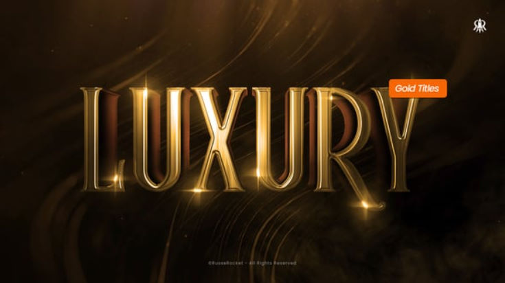 Videohive Luxury Gold Titles