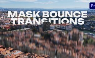 Videohive Mask Bounce Transitions