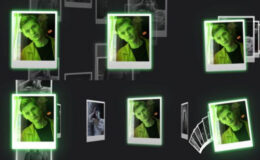 Videohive Neon Photo Carouse