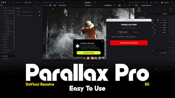 Videohive Parallax Pro – Davinci Resolve