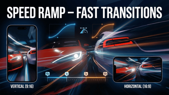 Videohive Speed Ramp Fast Transitions | MOGRT