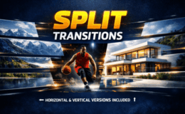 Videohive Split Transitions | Vertical and Horizontal