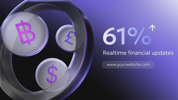 3D Finance Intro Free Videohive 