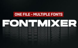 Aescripts FontMixer V1.0 Free Download