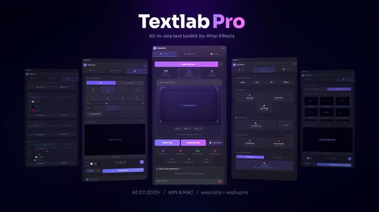 Aescripts Textlab Pro v1 Free Download