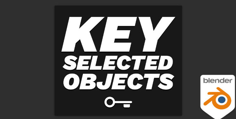 Key Selected Objects v1.3.25 For Blender