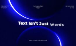 Text Intro Glow Animation Free Videohive