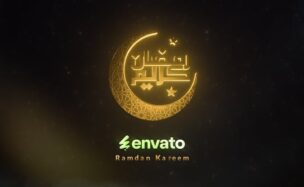 Videohive 3D Gold Ramadan Opener