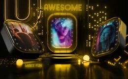 Videohive 3D Luxury Neon Intro Gold Fun Slideshow