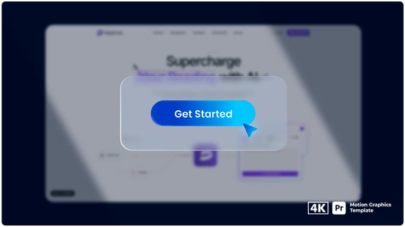 Glass SaaS Intro MOGRT Free Videohive 