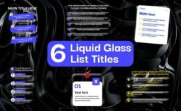 Liquid Glass List Titles | MOGRT Free Videohive 