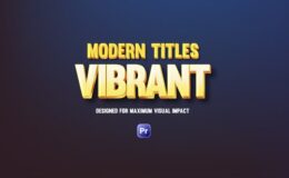 Vibrant Modern Titles Free Videohive 