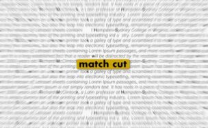 Dynamic Match Cut Typography Animation Free Videohive