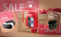 Liquid Glass Carousel Product Promo | MOGRT Free Videohive