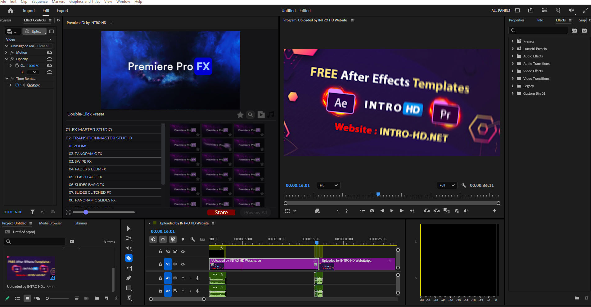 Premiere Pro FX - The Complete Video Creator Automation Suite