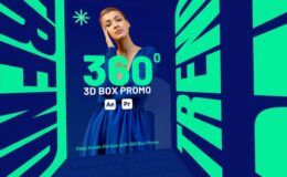 Videohive 360 Box Promo - 3D Cube Walkthrough Opener for After Effects & Premiere Pro