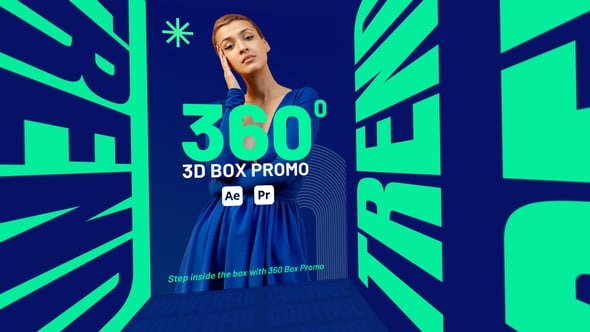 Videohive 360 Box Promo – 3D Cube Walkthrough Opener for After Effects & Premiere Pro