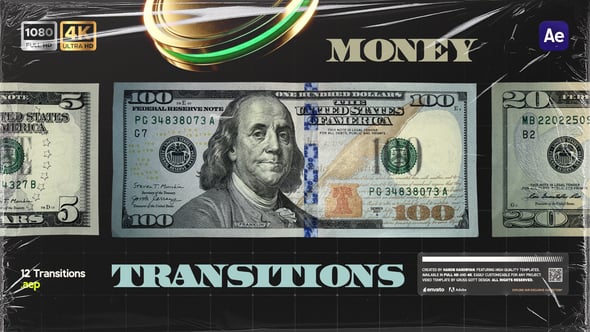 Money Transitions Free Videohive