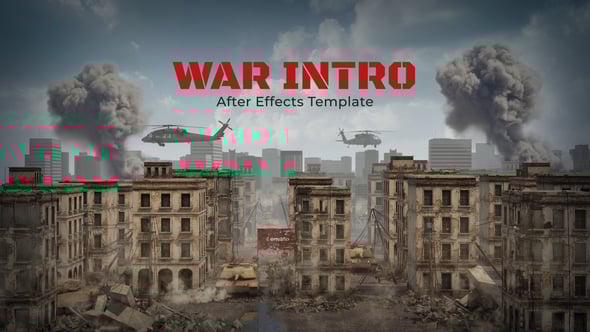 Videohive War Freeze Intro