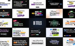 UI Typography Pack for Premiere Pro Free Videohive
