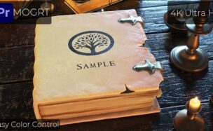 Videohive Ancient Book Opening – Motion Graphics Template (MOGRT)