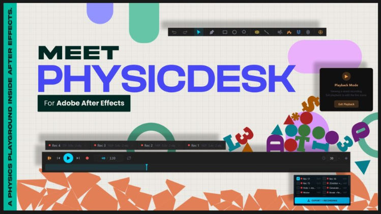 Aescripts PhysicDesk V1.6.23 Free Download