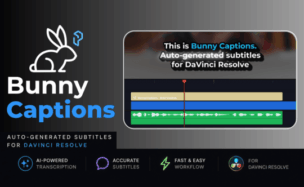 Videohive Bunny Captions – Bold Shadow | Auto-Generated Subtitles for DaVinci